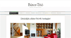 Desktop Screenshot of butortrio.hu